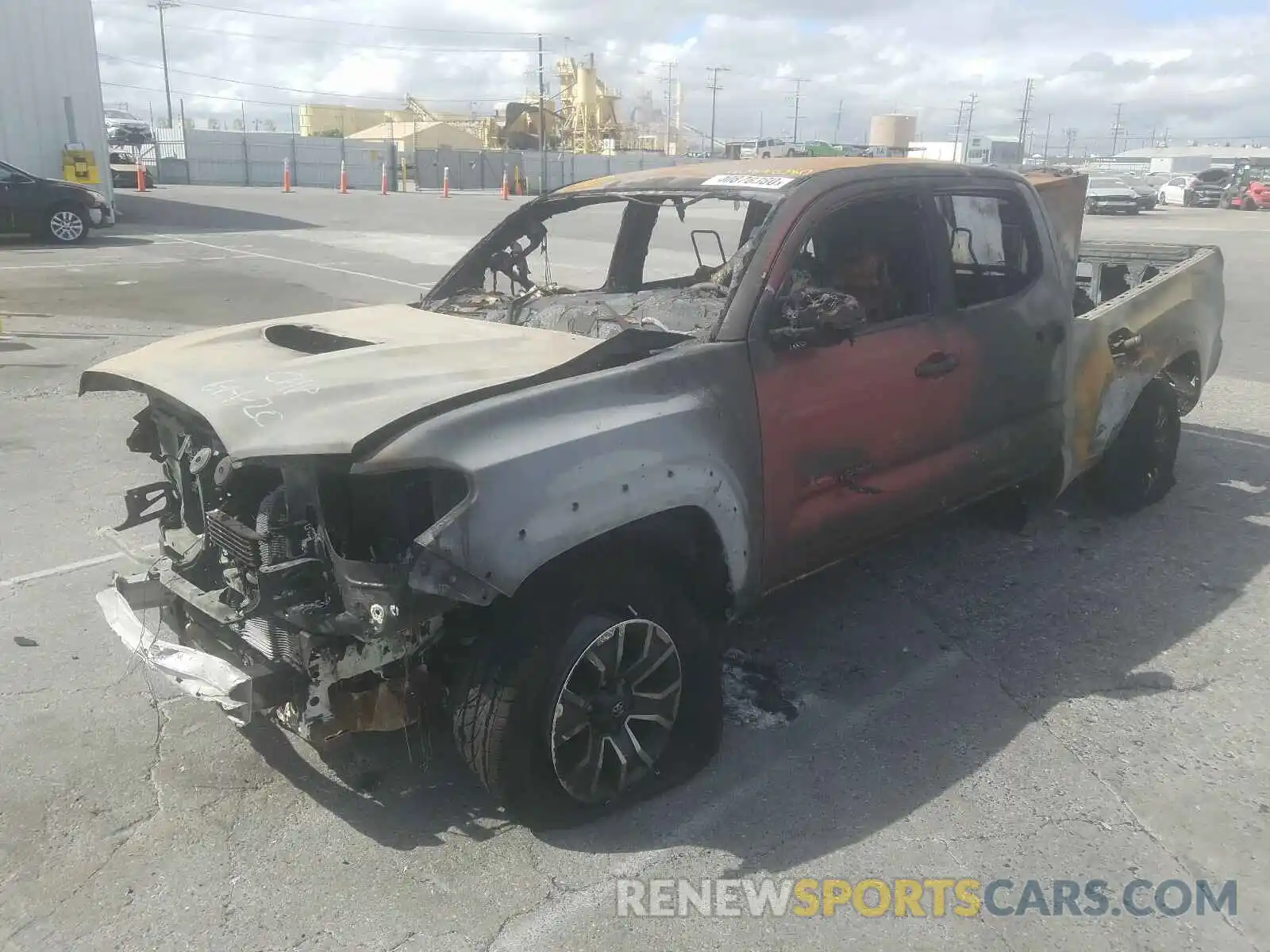 2 Photograph of a damaged car 3TMBZ5DN0LM025497 TOYOTA TACOMA 2020