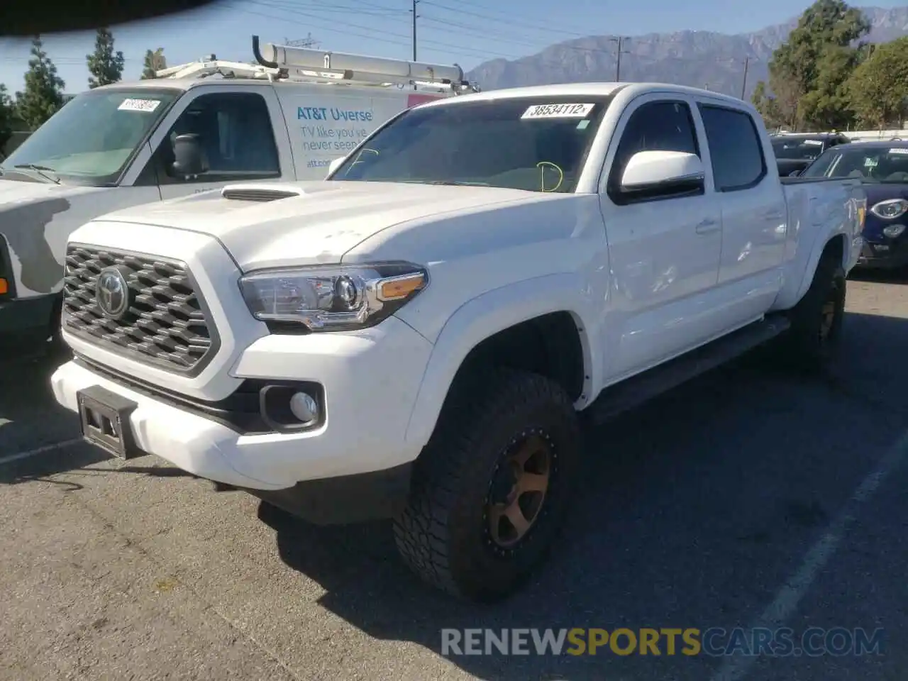 2 Photograph of a damaged car 3TMBZ5DN0LM025869 TOYOTA TACOMA 2020