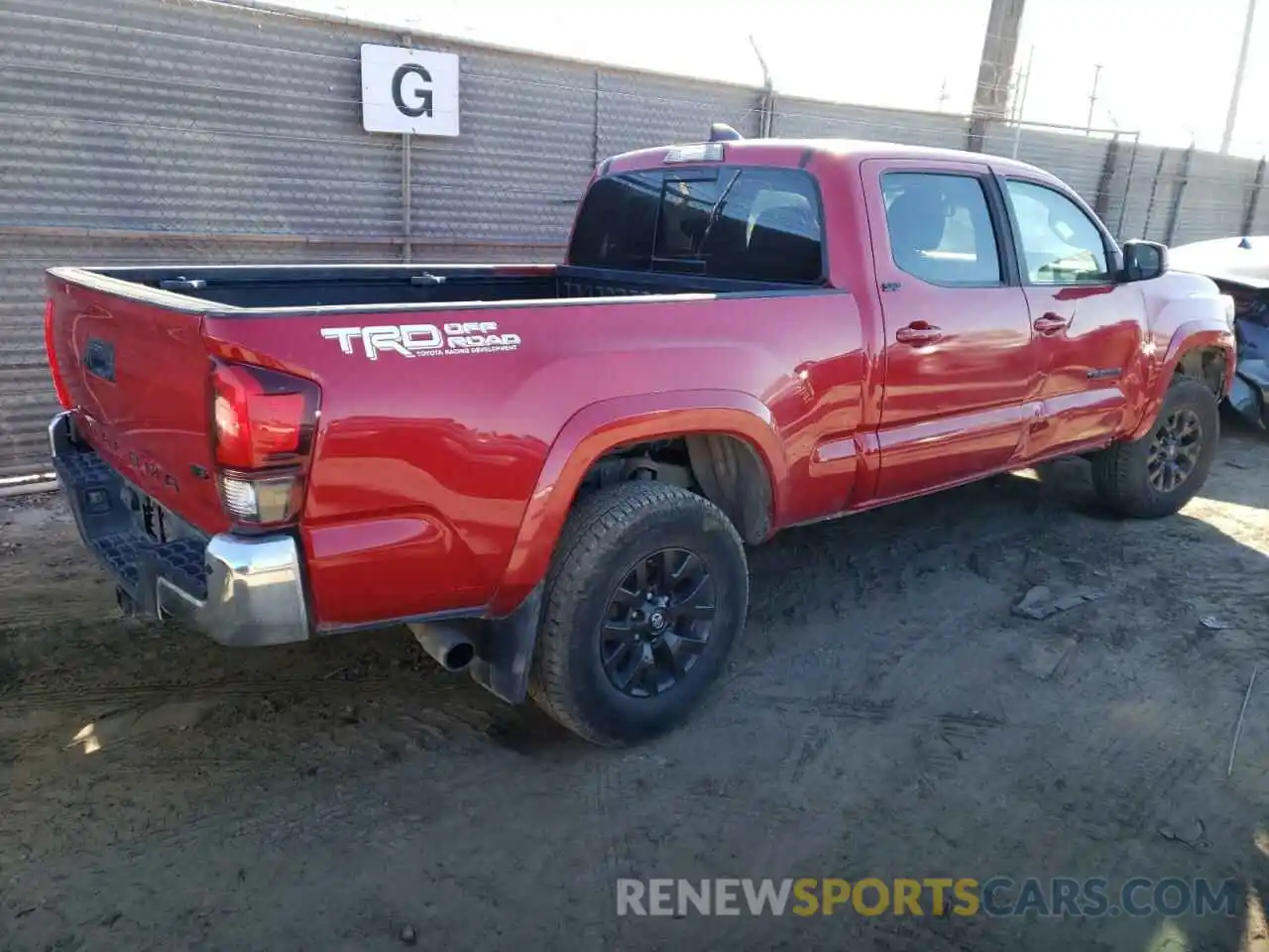 4 Фотография поврежденного автомобиля 3TMBZ5DN1LM023600 TOYOTA TACOMA 2020