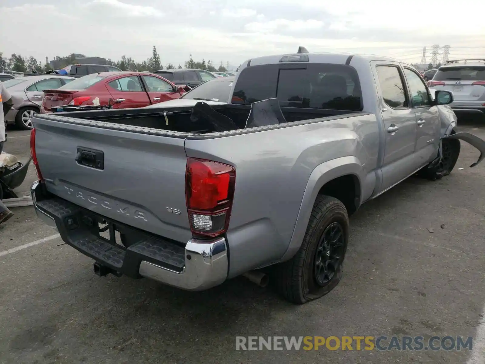 4 Photograph of a damaged car 3TMBZ5DN1LM024486 TOYOTA TACOMA 2020