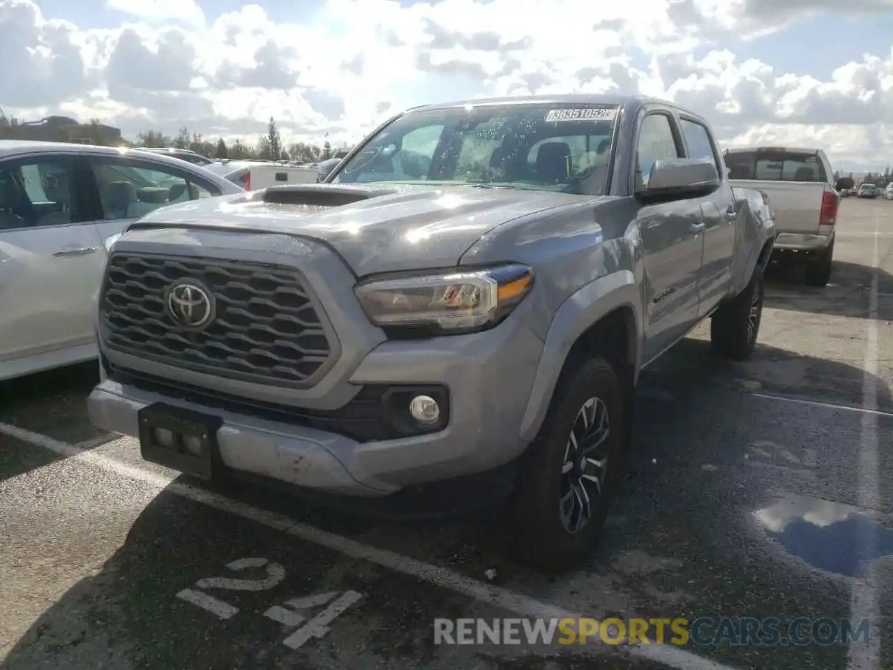 2 Photograph of a damaged car 3TMBZ5DN1LM027131 TOYOTA TACOMA 2020