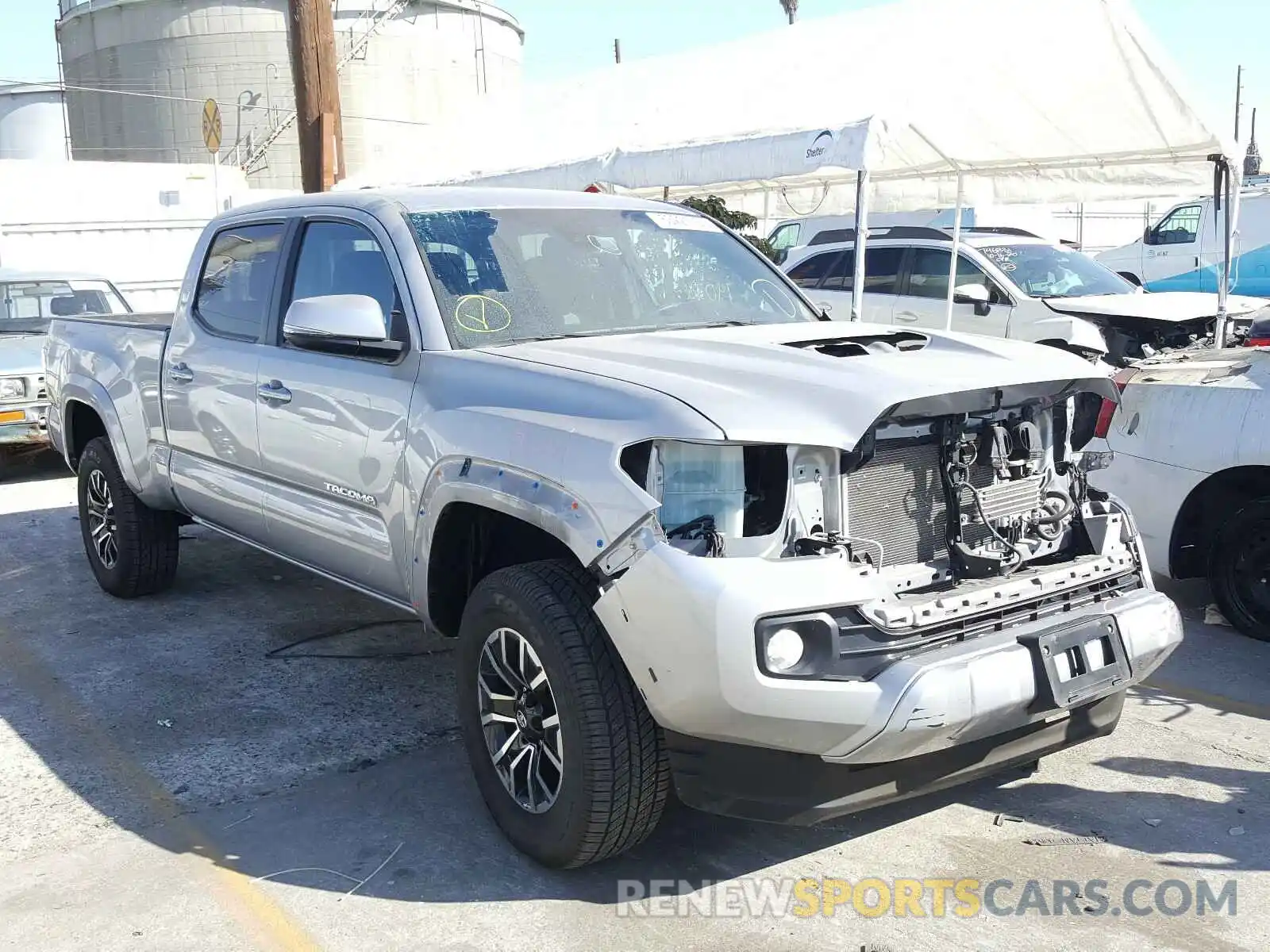 1 Photograph of a damaged car 3TMBZ5DN3LM024358 TOYOTA TACOMA 2020