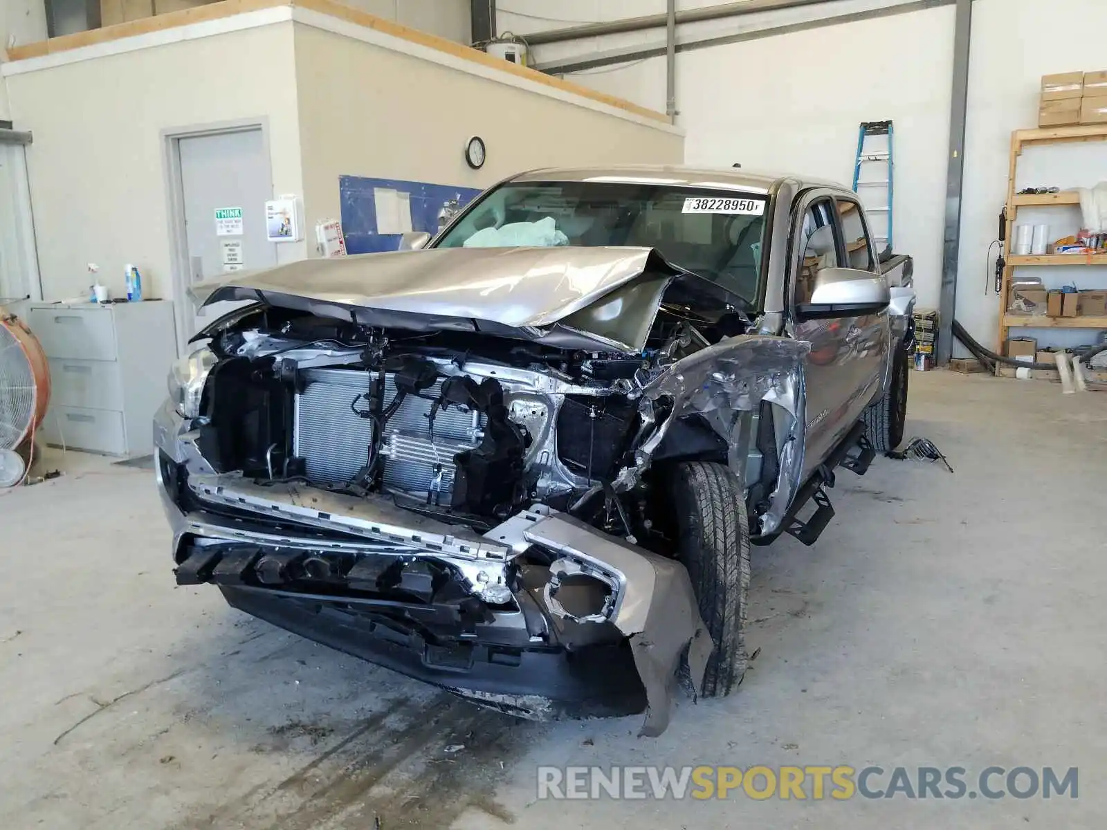 2 Photograph of a damaged car 3TMBZ5DN3LM024733 TOYOTA TACOMA 2020