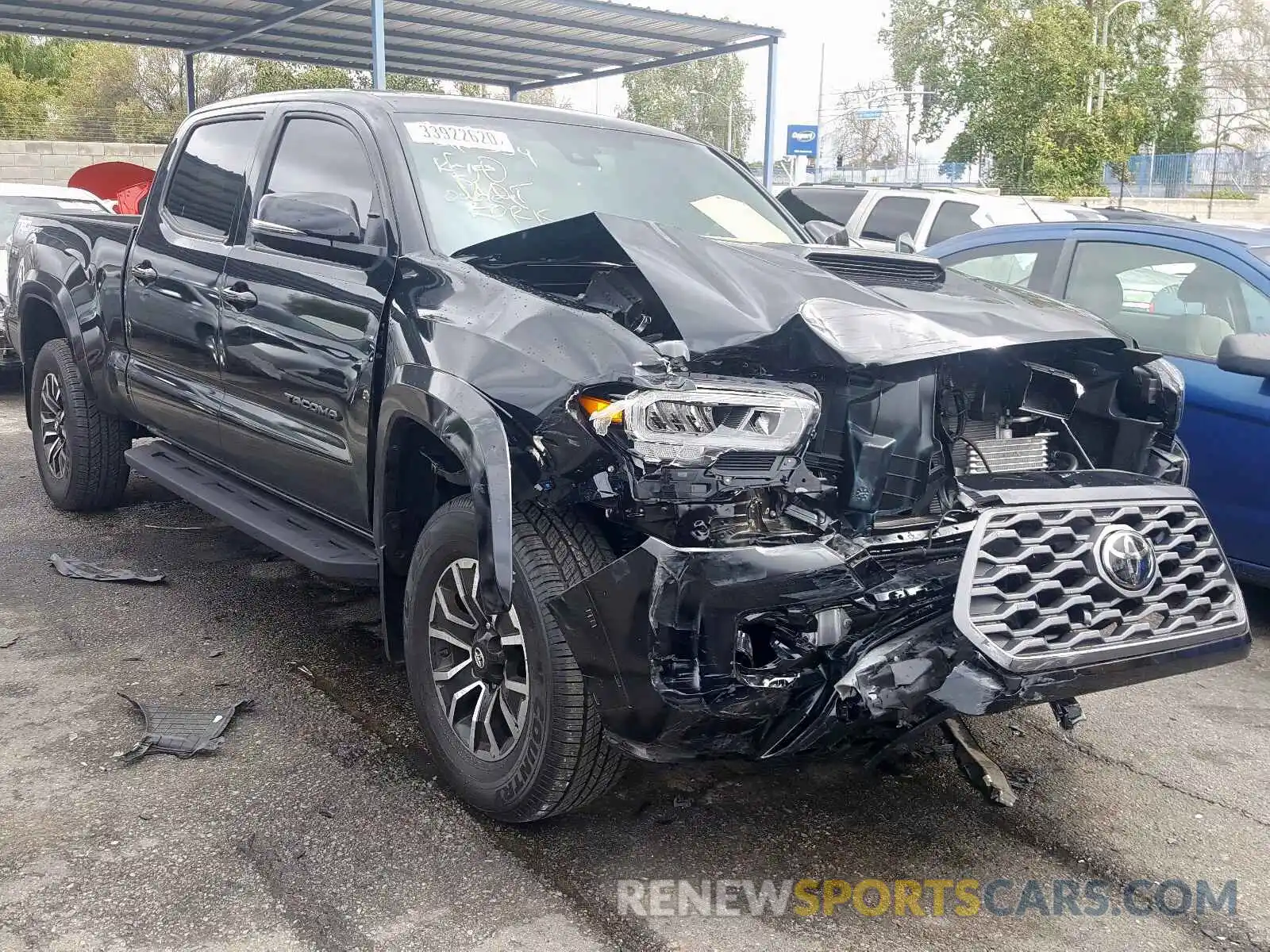 1 Photograph of a damaged car 3TMBZ5DN4LM023526 TOYOTA TACOMA 2020