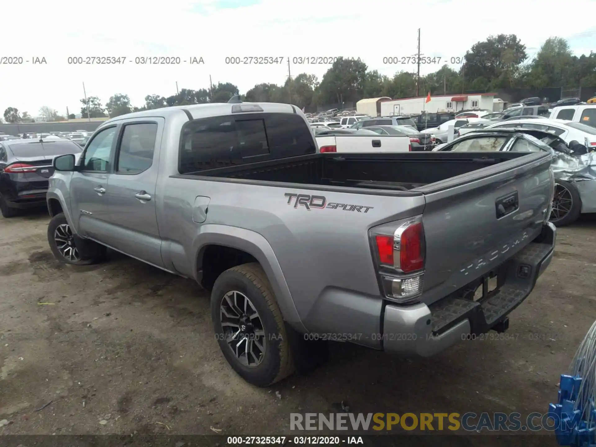 3 Photograph of a damaged car 3TMBZ5DN4LM023669 TOYOTA TACOMA 2020