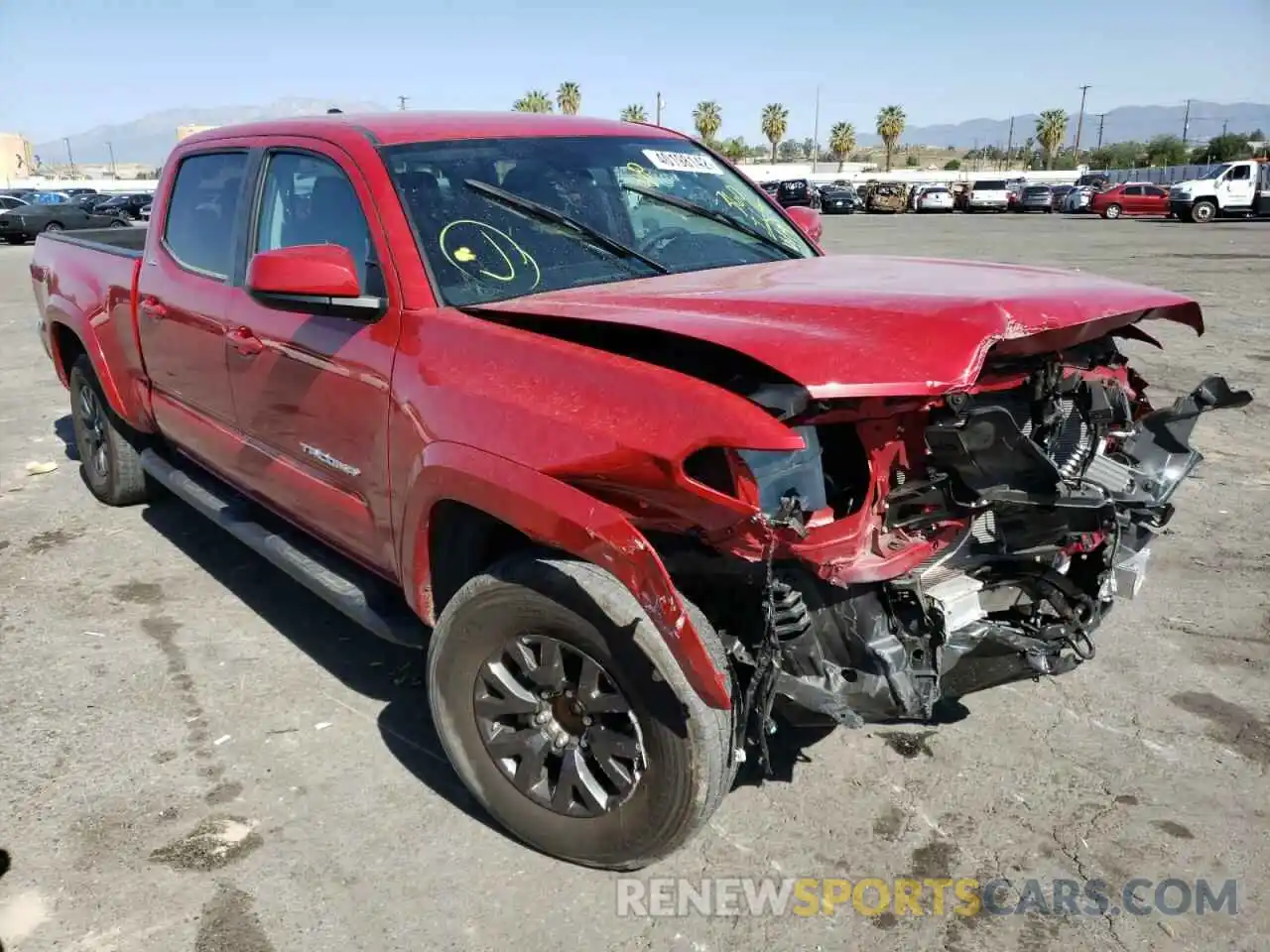 1 Photograph of a damaged car 3TMBZ5DN4LM025664 TOYOTA TACOMA 2020