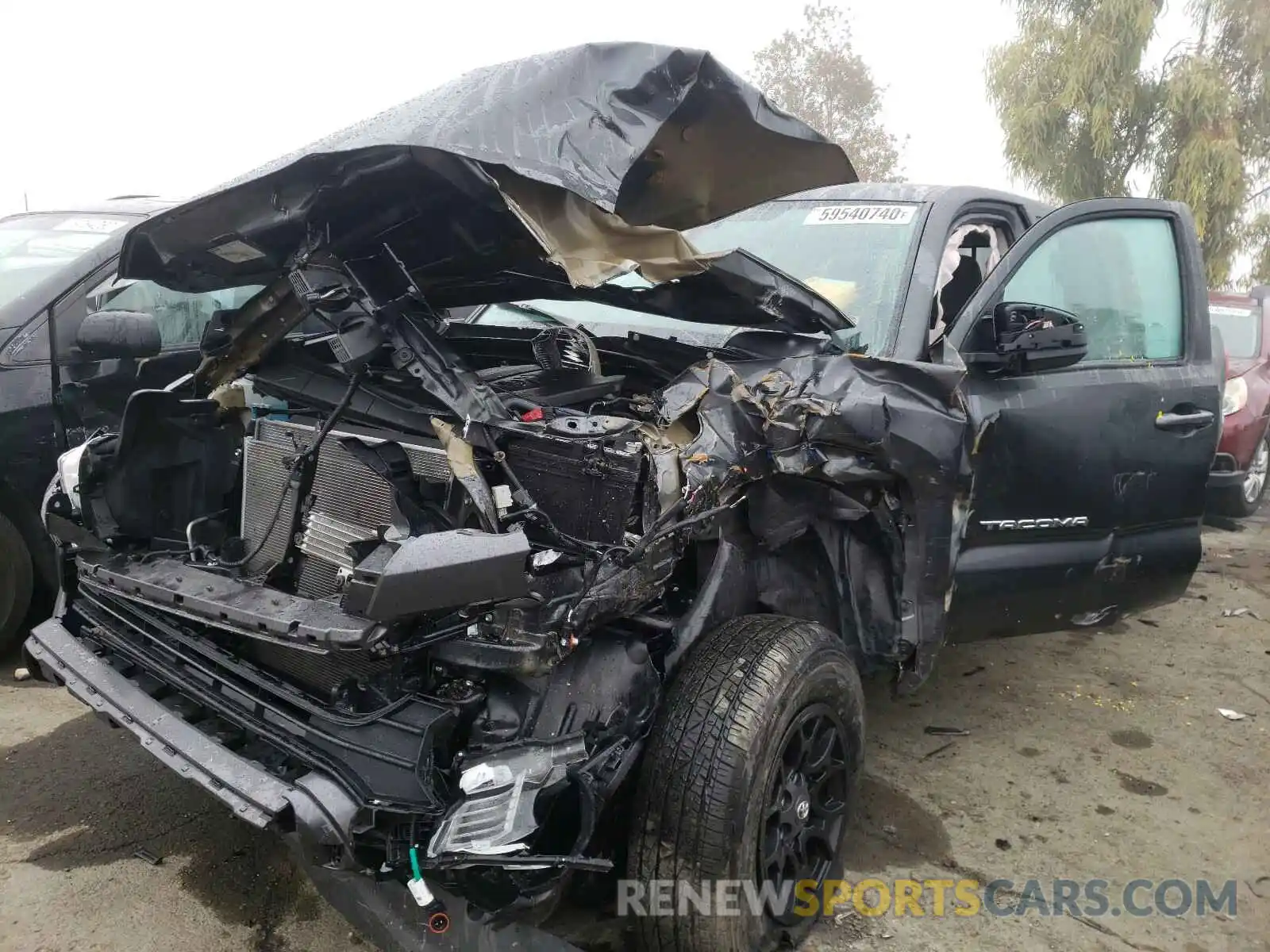 9 Photograph of a damaged car 3TMBZ5DN5LM023535 TOYOTA TACOMA 2020