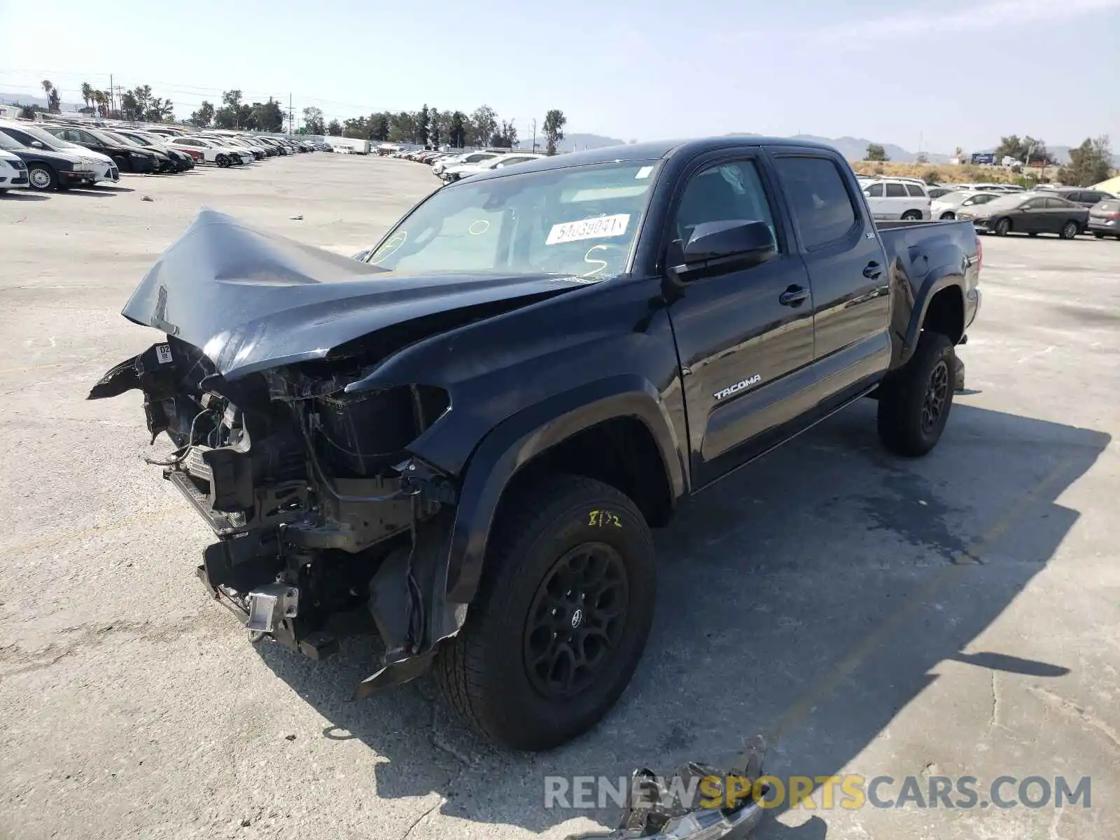 2 Photograph of a damaged car 3TMBZ5DN5LM025995 TOYOTA TACOMA 2020