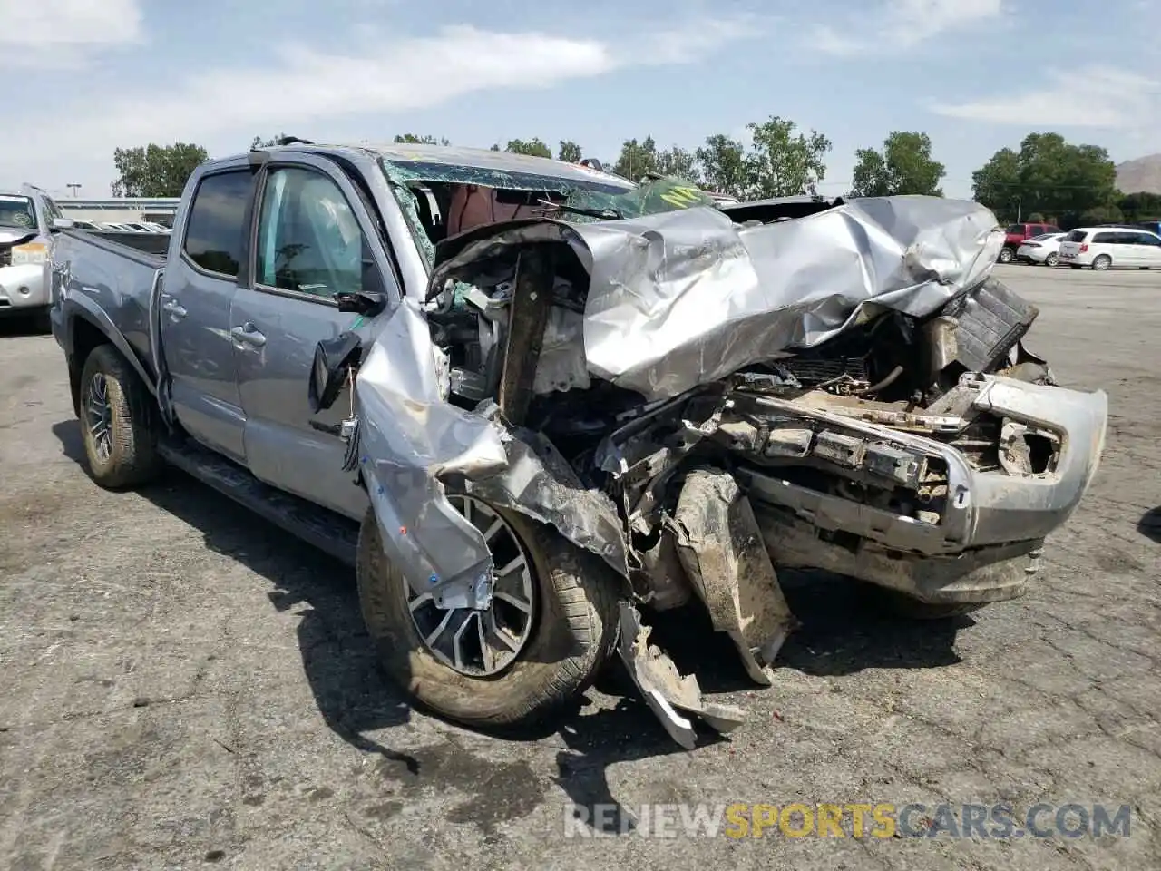 1 Photograph of a damaged car 3TMBZ5DN6LM025259 TOYOTA TACOMA 2020