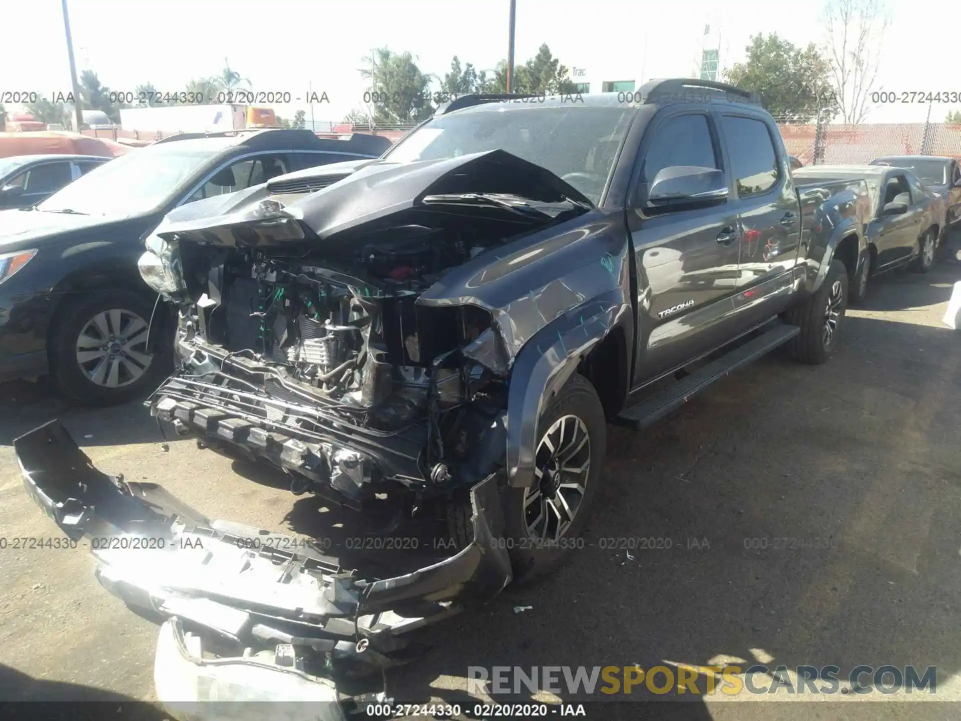 2 Photograph of a damaged car 3TMBZ5DN7LM024962 TOYOTA TACOMA 2020