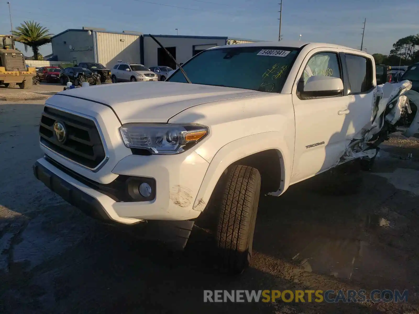 2 Photograph of a damaged car 3TMBZ5DN7LM025545 TOYOTA TACOMA 2020