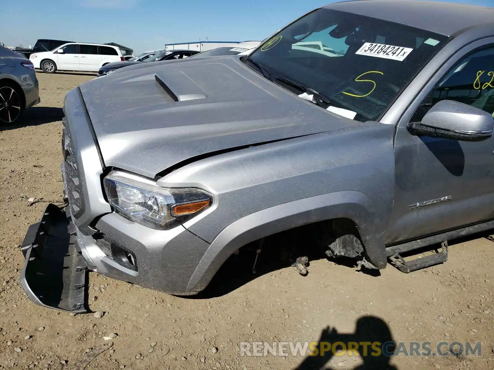 9 Photograph of a damaged car 3TMBZ5DN7LM026825 TOYOTA TACOMA 2020