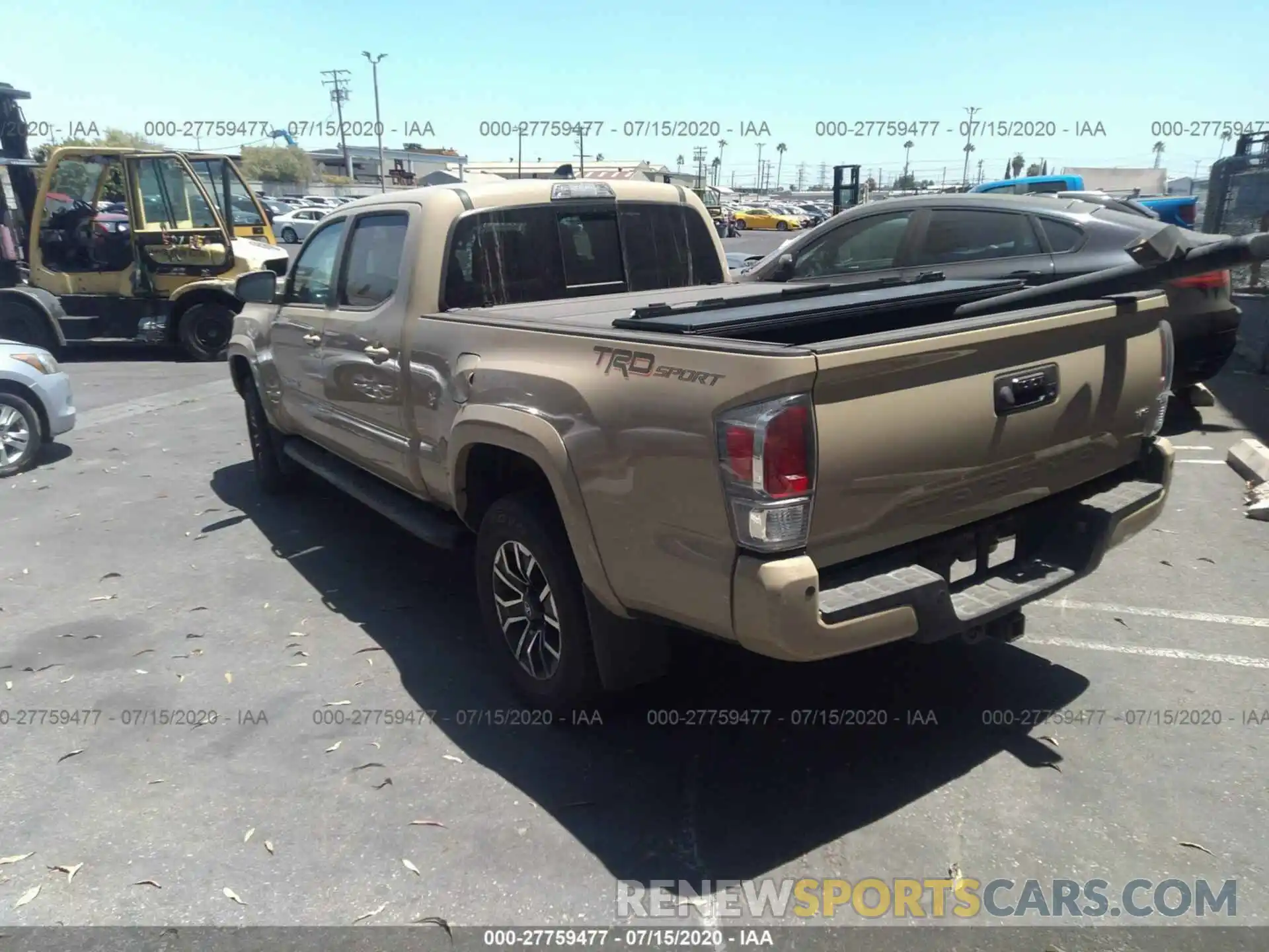 3 Photograph of a damaged car 3TMBZ5DN8LM025117 TOYOTA TACOMA 2020