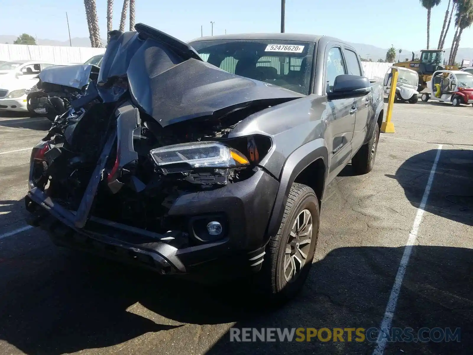 2 Photograph of a damaged car 3TMBZ5DN9LM023599 TOYOTA TACOMA 2020