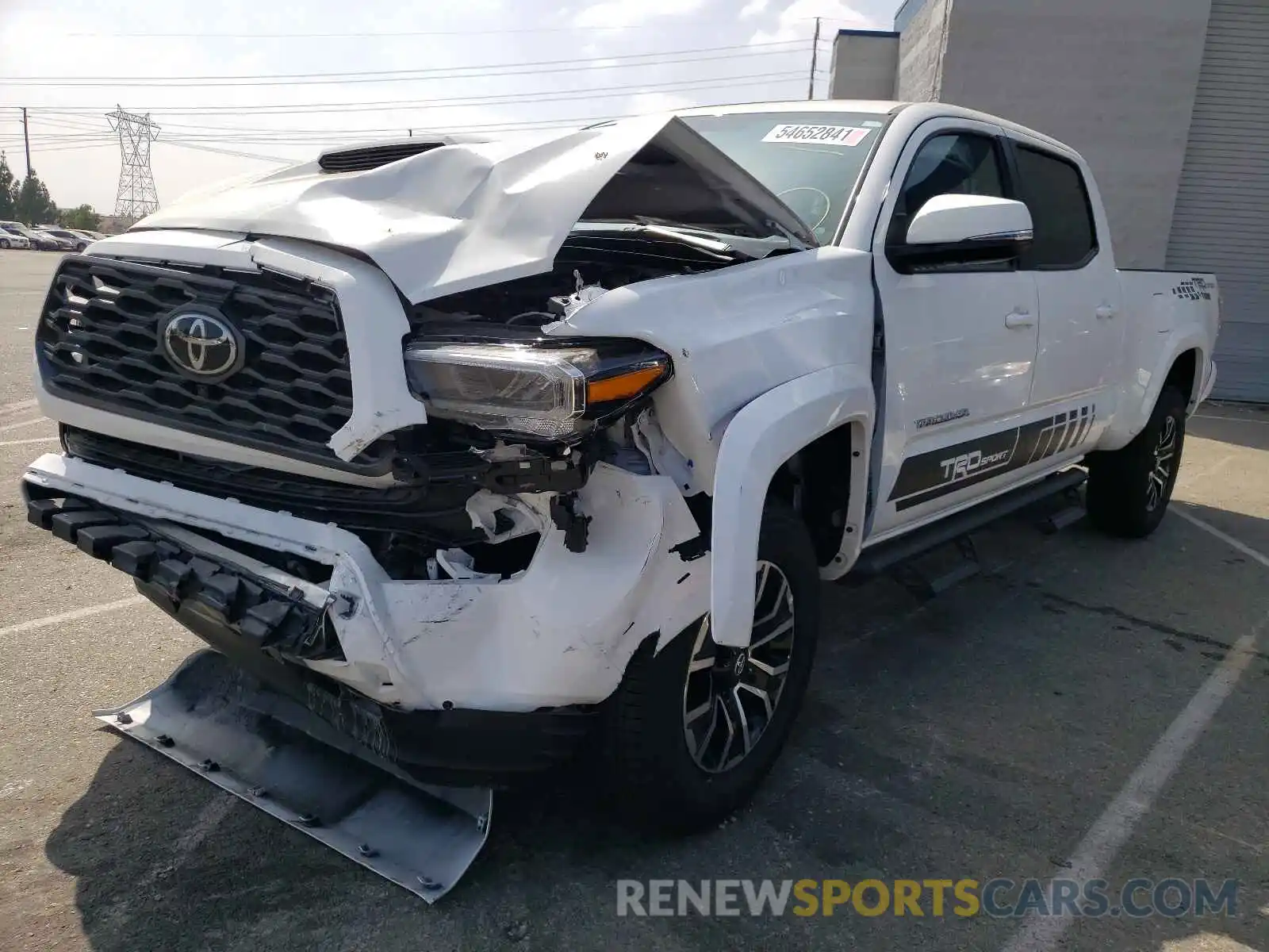 2 Photograph of a damaged car 3TMBZ5DN9LM025062 TOYOTA TACOMA 2020