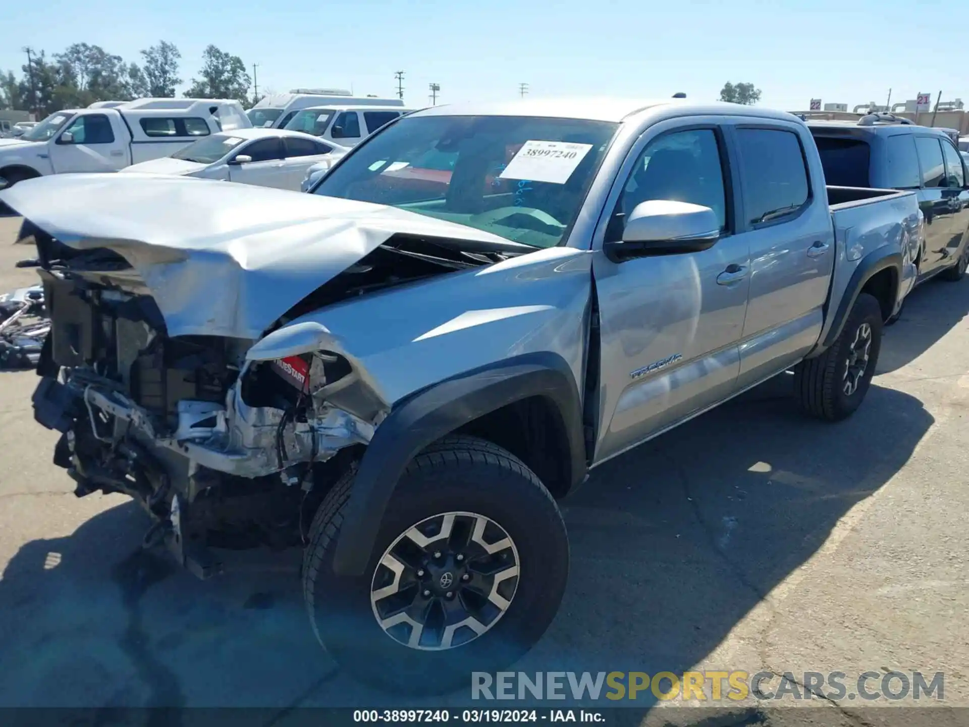 2 Photograph of a damaged car 3TMCZ5AN0LM289988 TOYOTA TACOMA 2020