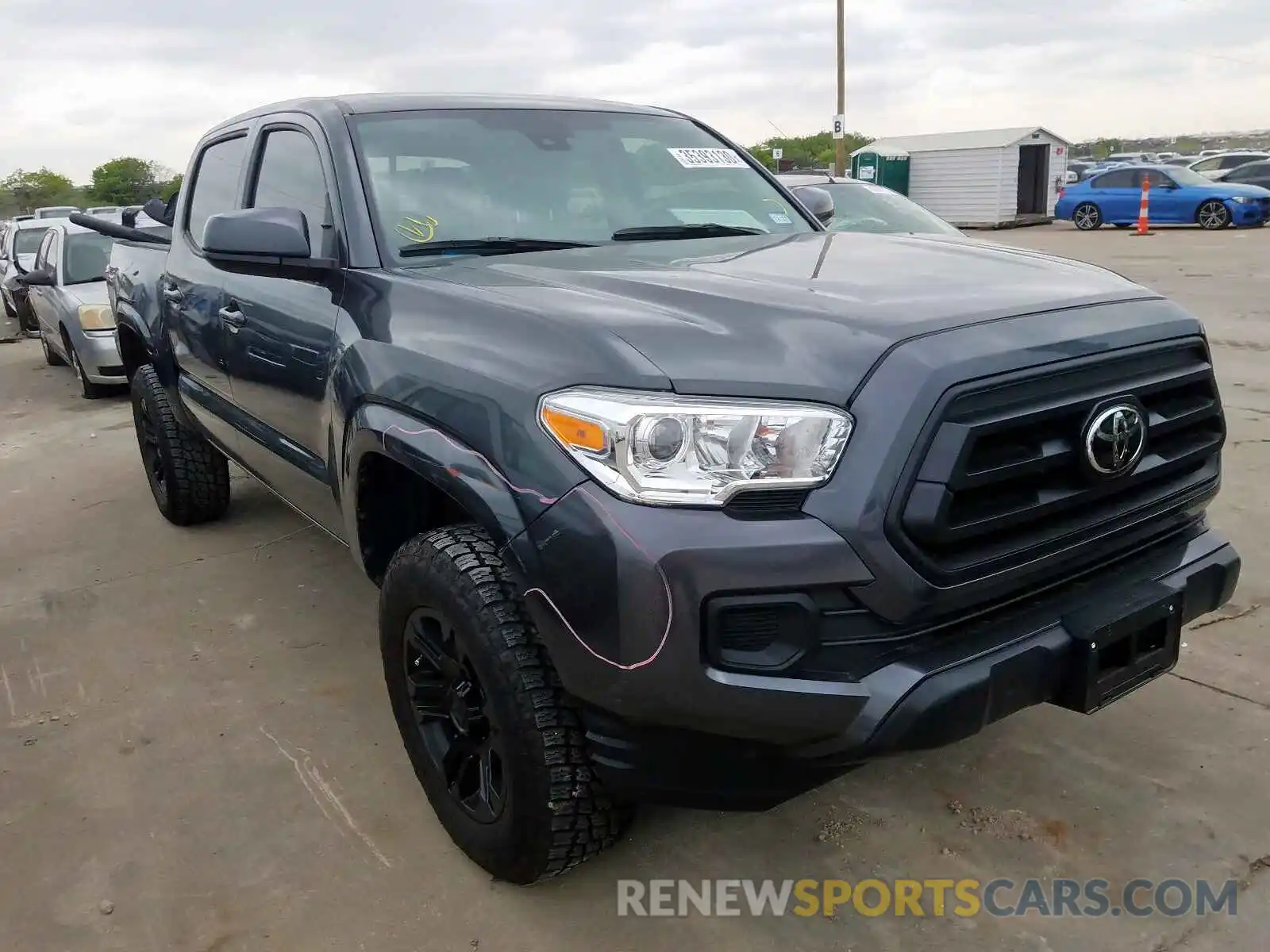 1 Photograph of a damaged car 3TMCZ5AN0LM290414 TOYOTA TACOMA 2020