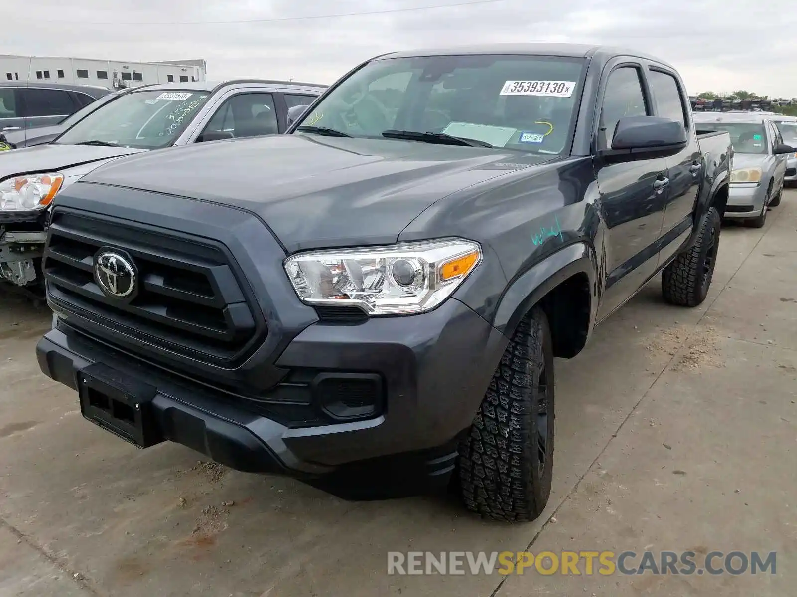 2 Photograph of a damaged car 3TMCZ5AN0LM290414 TOYOTA TACOMA 2020