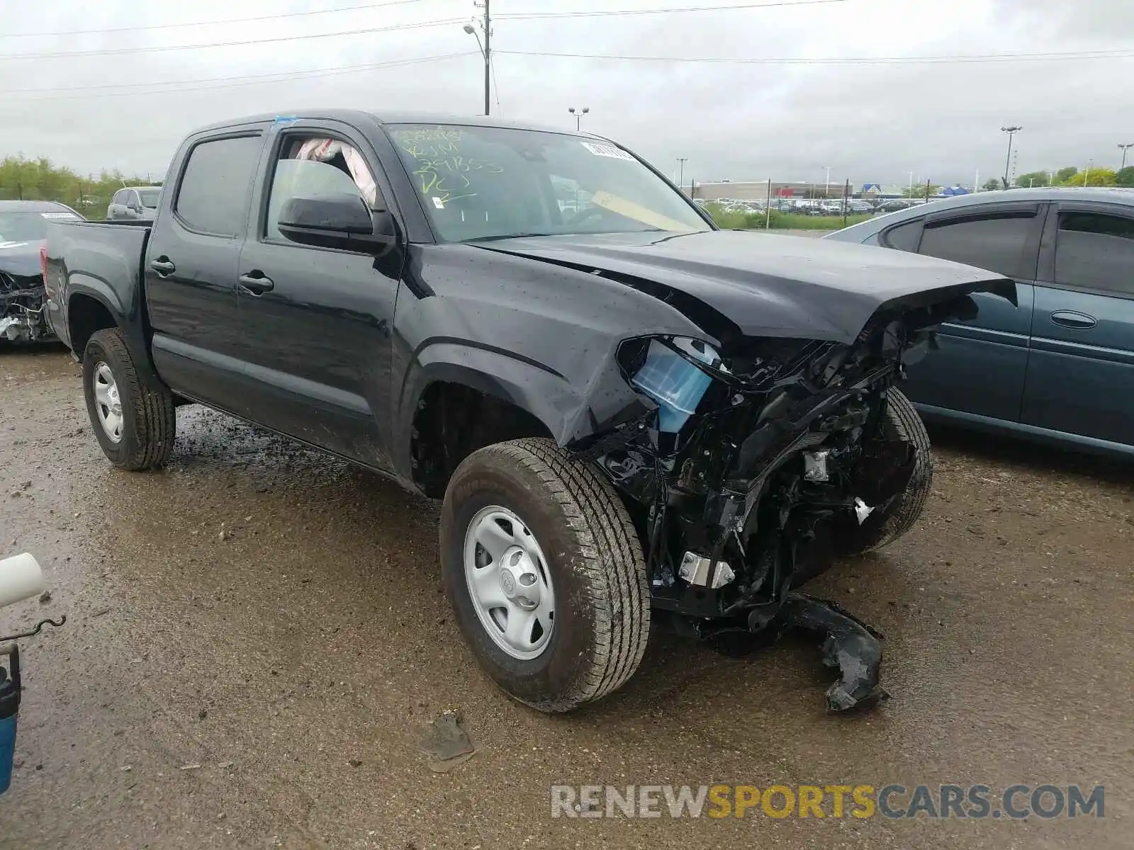 1 Photograph of a damaged car 3TMCZ5AN0LM291353 TOYOTA TACOMA 2020