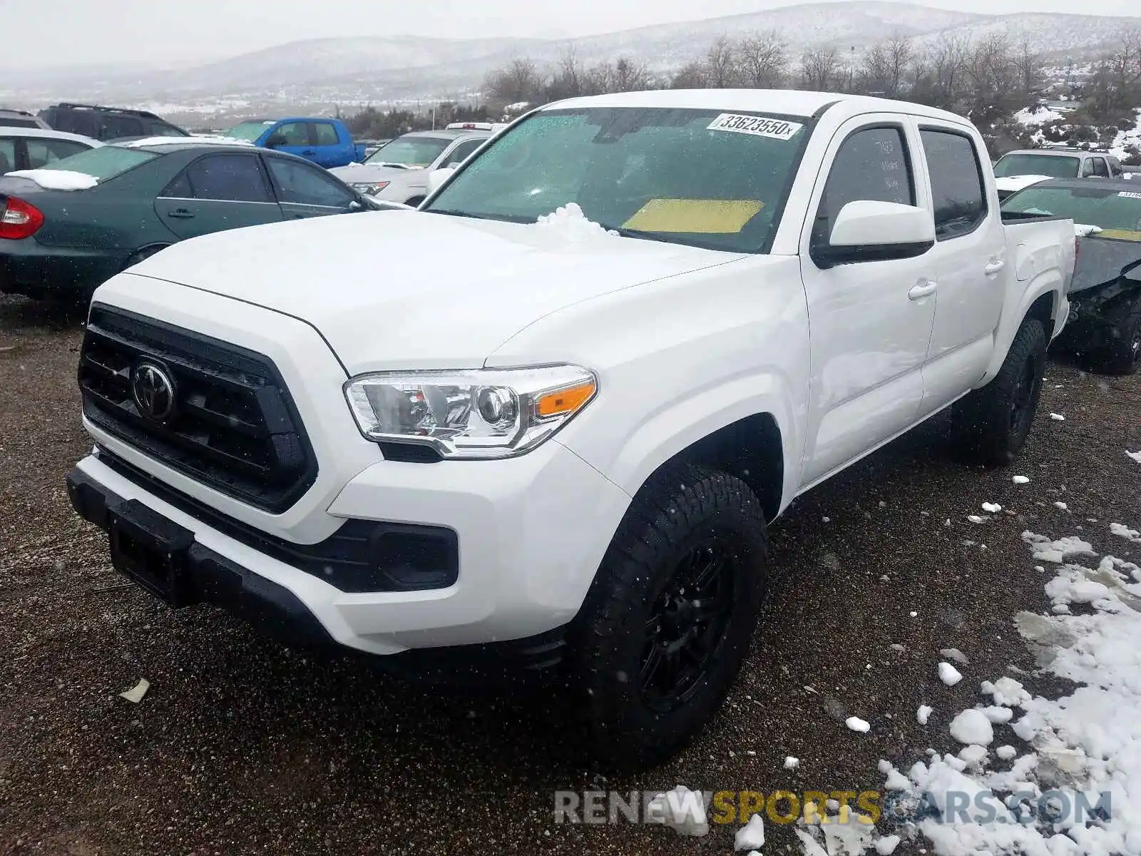 2 Photograph of a damaged car 3TMCZ5AN0LM292826 TOYOTA TACOMA 2020