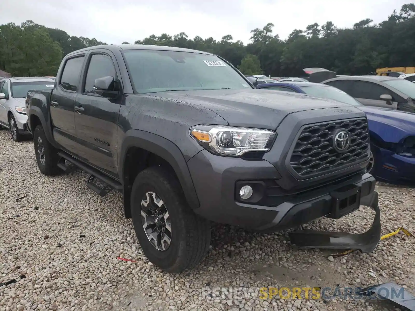 1 Photograph of a damaged car 3TMCZ5AN0LM293216 TOYOTA TACOMA 2020