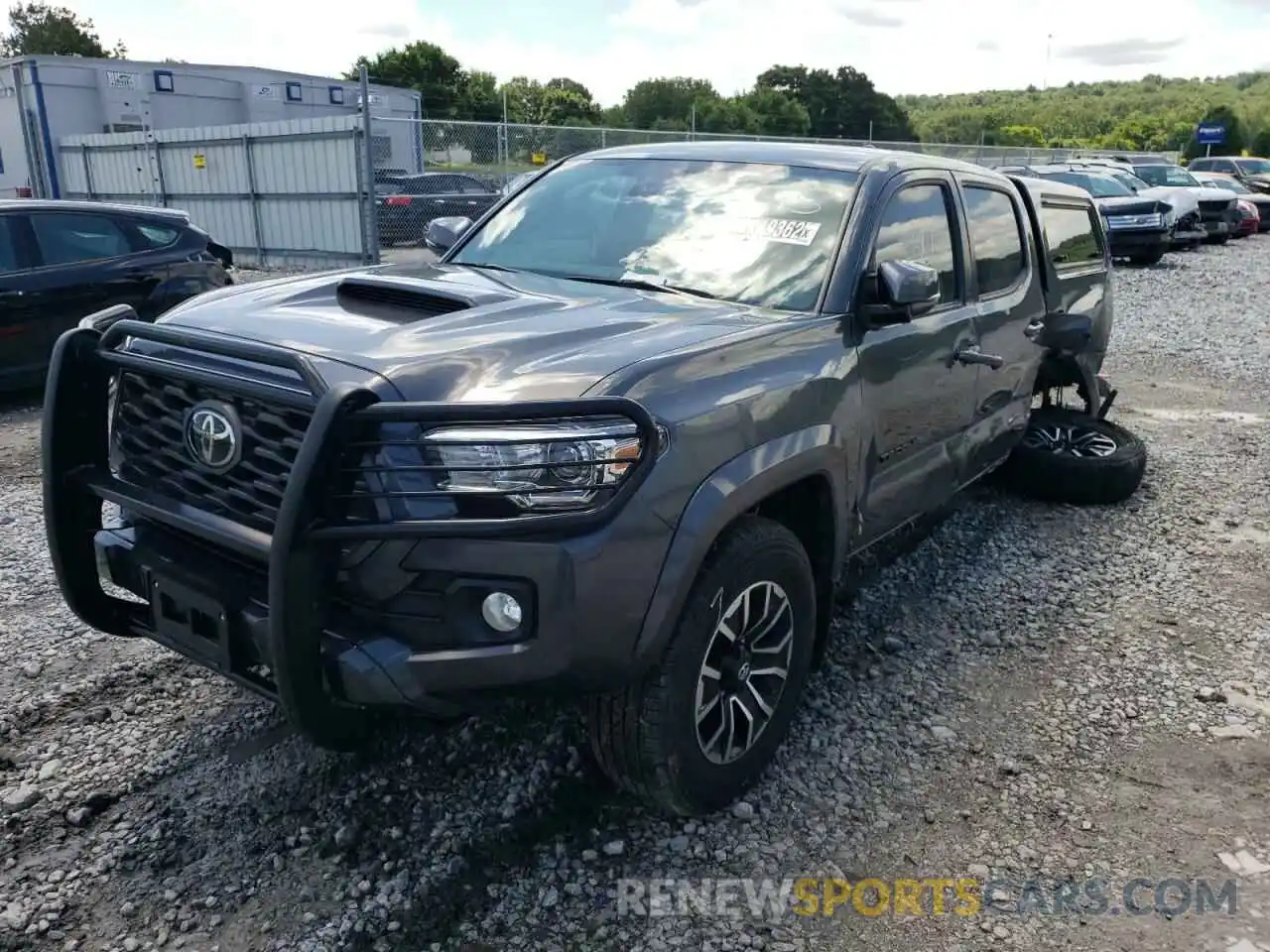 2 Photograph of a damaged car 3TMCZ5AN0LM293636 TOYOTA TACOMA 2020