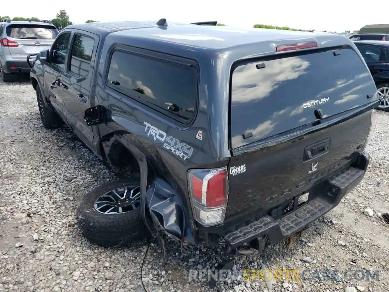 3 Photograph of a damaged car 3TMCZ5AN0LM293636 TOYOTA TACOMA 2020