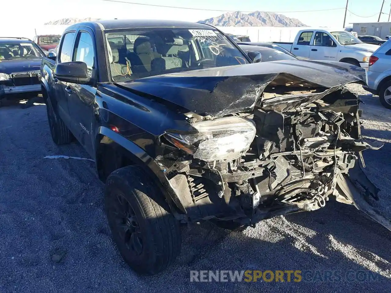 1 Photograph of a damaged car 3TMCZ5AN0LM294818 TOYOTA TACOMA 2020