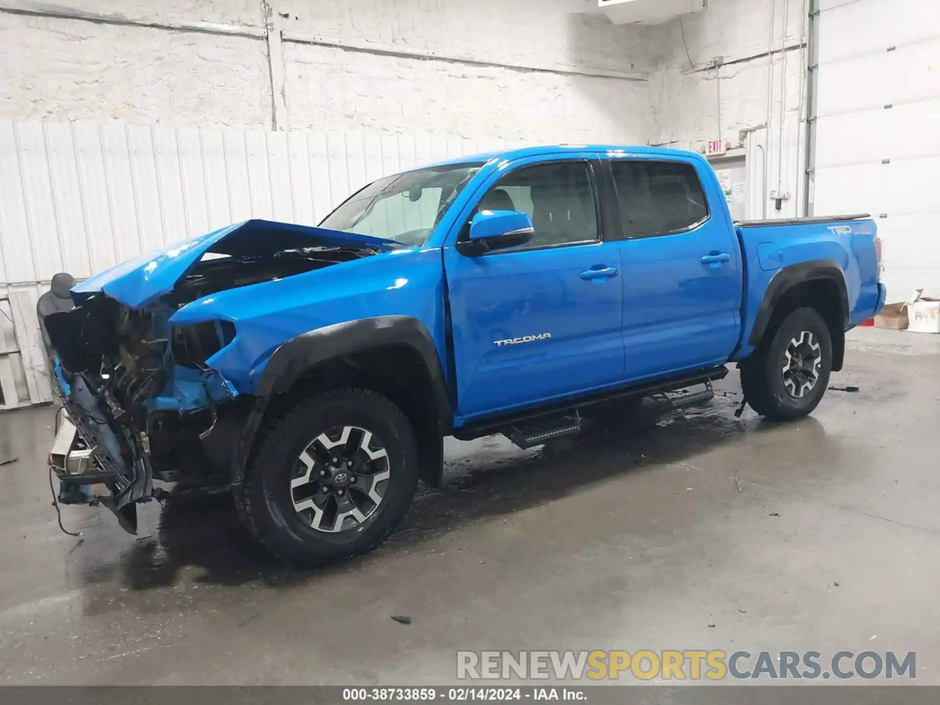 2 Photograph of a damaged car 3TMCZ5AN0LM297024 TOYOTA TACOMA 2020