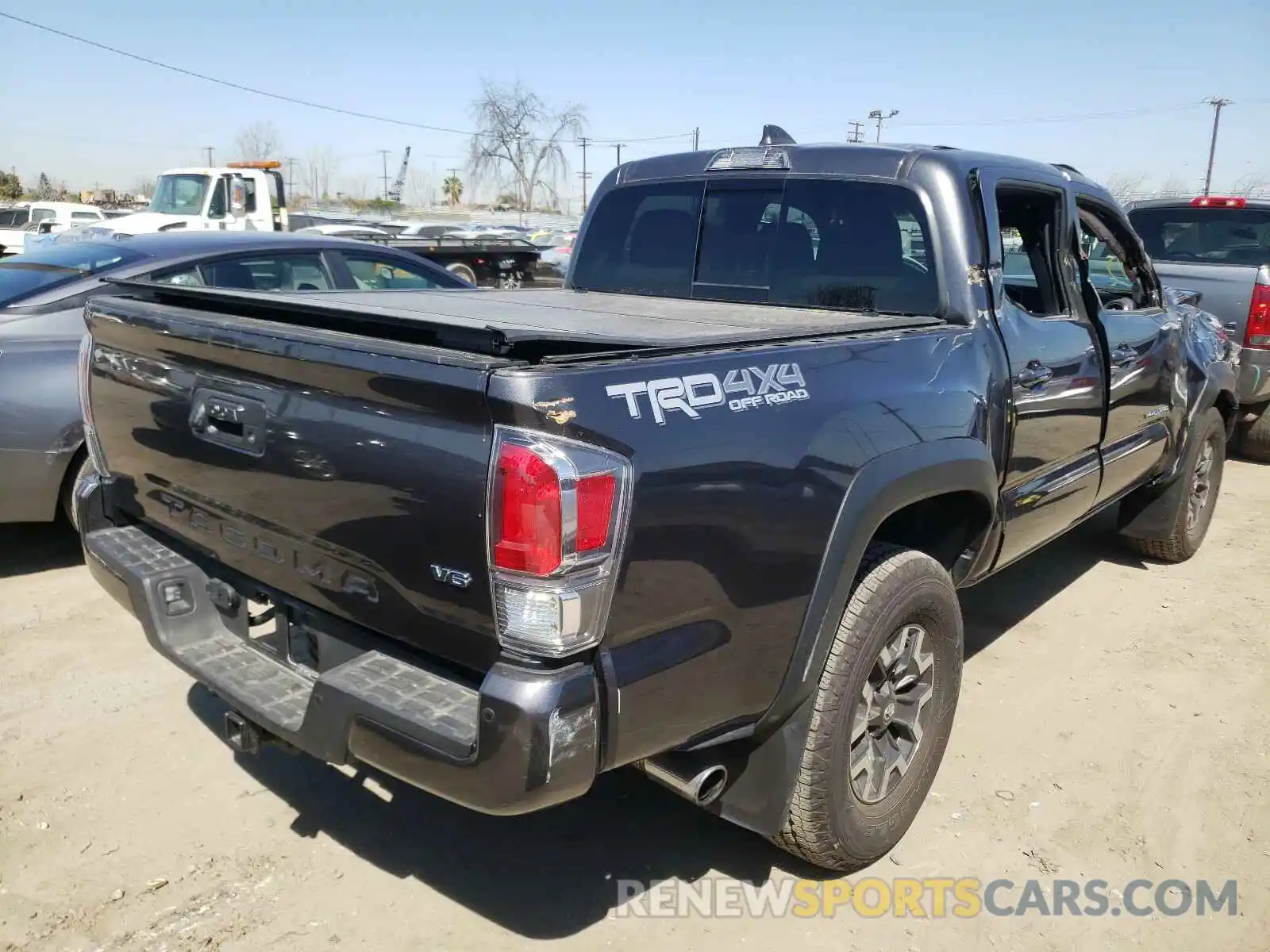 4 Photograph of a damaged car 3TMCZ5AN0LM297248 TOYOTA TACOMA 2020