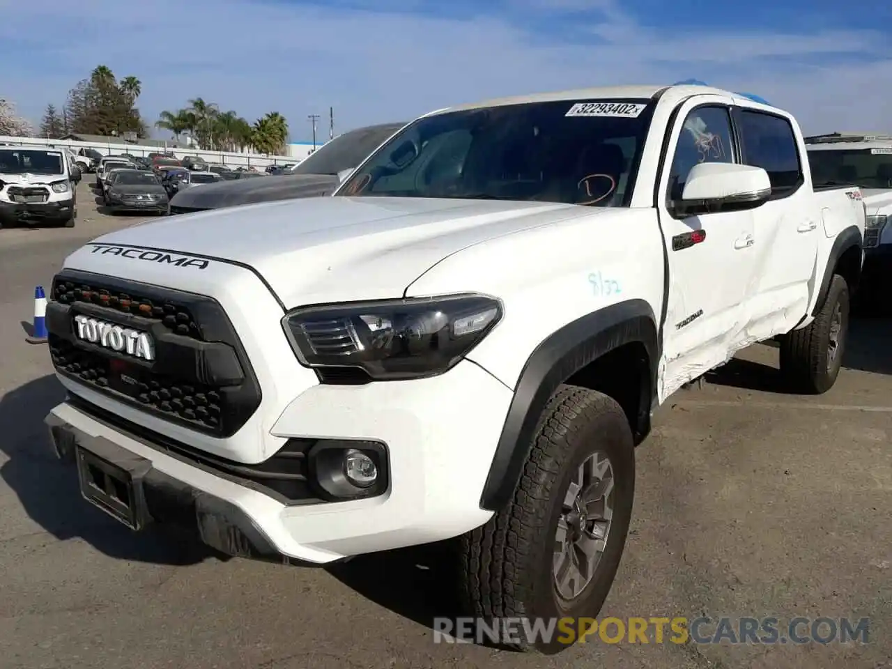 2 Photograph of a damaged car 3TMCZ5AN0LM297489 TOYOTA TACOMA 2020