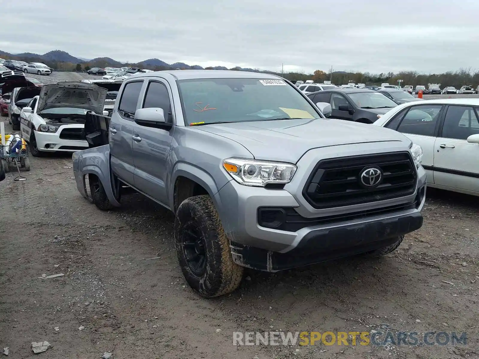 1 Photograph of a damaged car 3TMCZ5AN0LM298187 TOYOTA TACOMA 2020