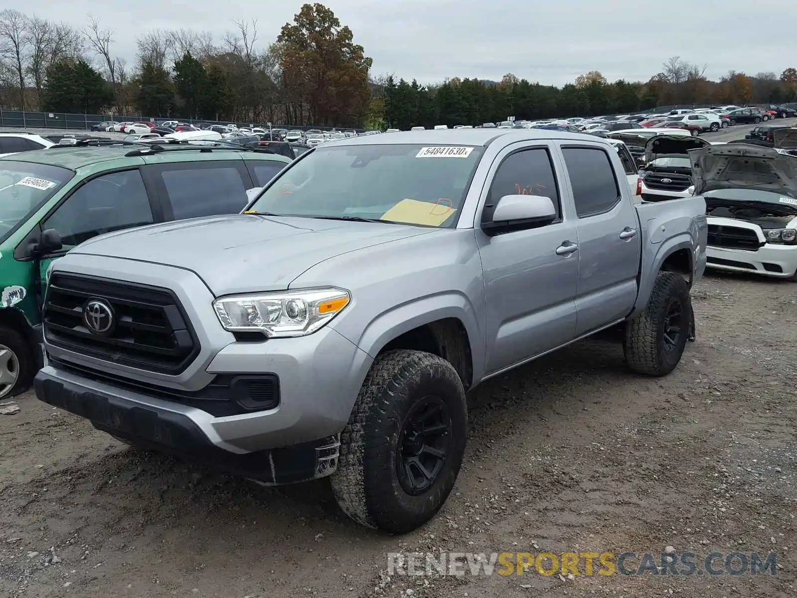 2 Photograph of a damaged car 3TMCZ5AN0LM298187 TOYOTA TACOMA 2020