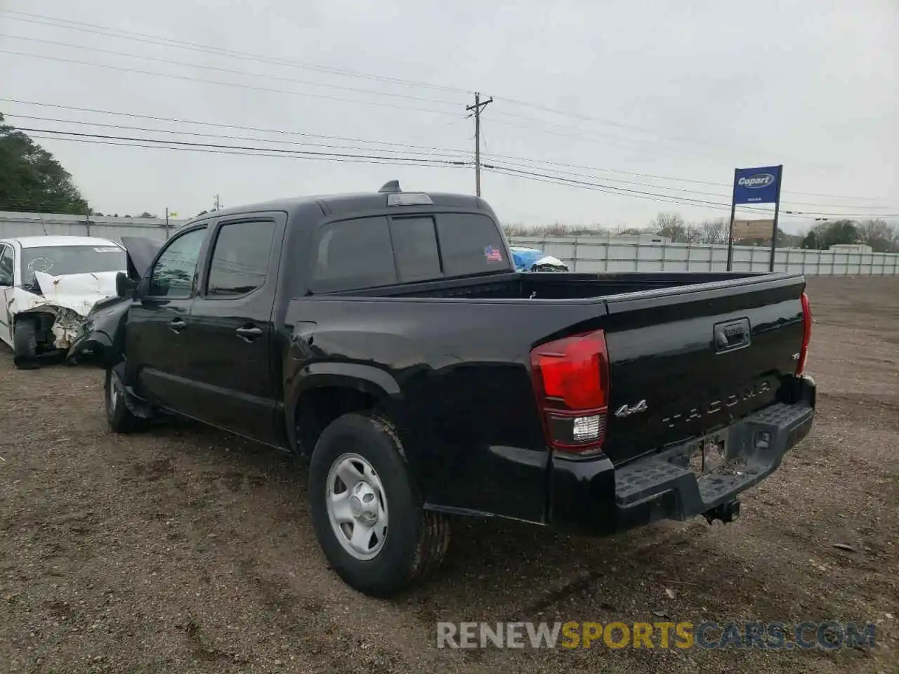 3 Photograph of a damaged car 3TMCZ5AN0LM300469 TOYOTA TACOMA 2020