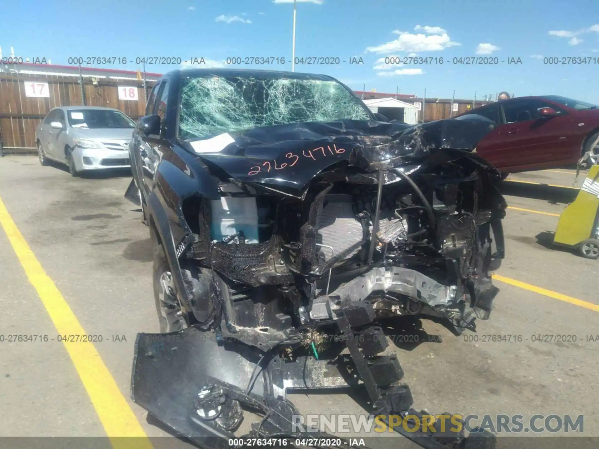 6 Photograph of a damaged car 3TMCZ5AN0LM302531 TOYOTA TACOMA 2020