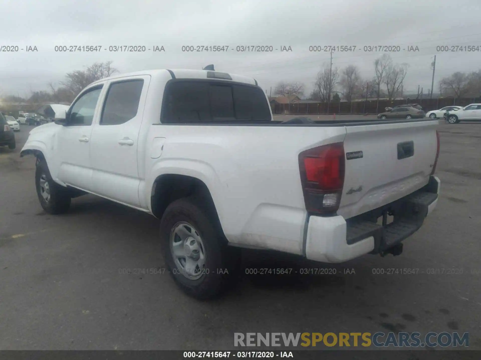 3 Photograph of a damaged car 3TMCZ5AN0LM303582 TOYOTA TACOMA 2020