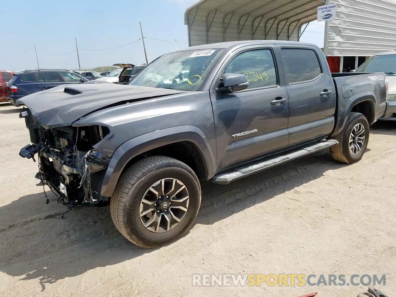 2 Фотография поврежденного автомобиля 3TMCZ5AN0LM309186 TOYOTA TACOMA 2020