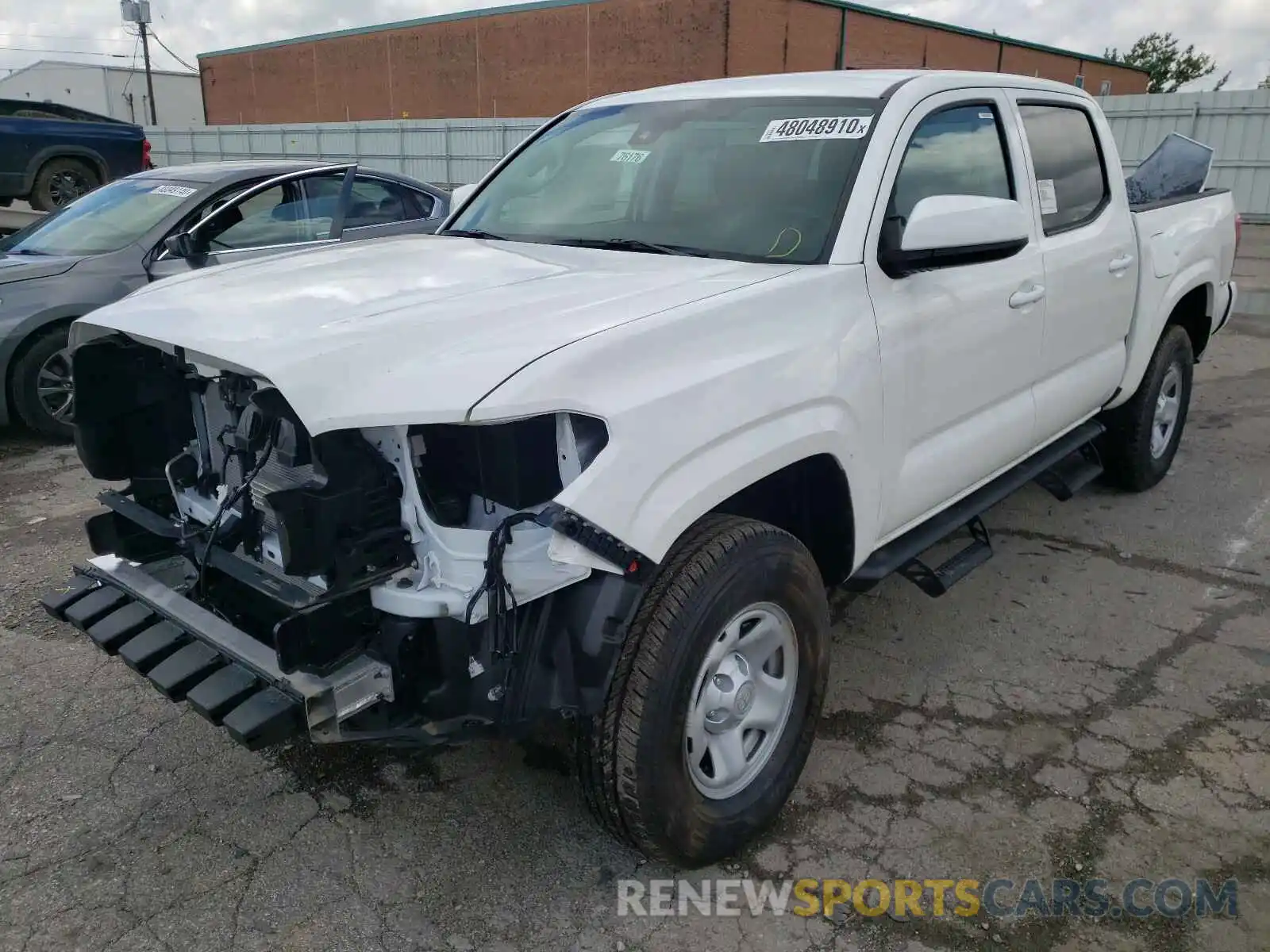 2 Photograph of a damaged car 3TMCZ5AN0LM310130 TOYOTA TACOMA 2020