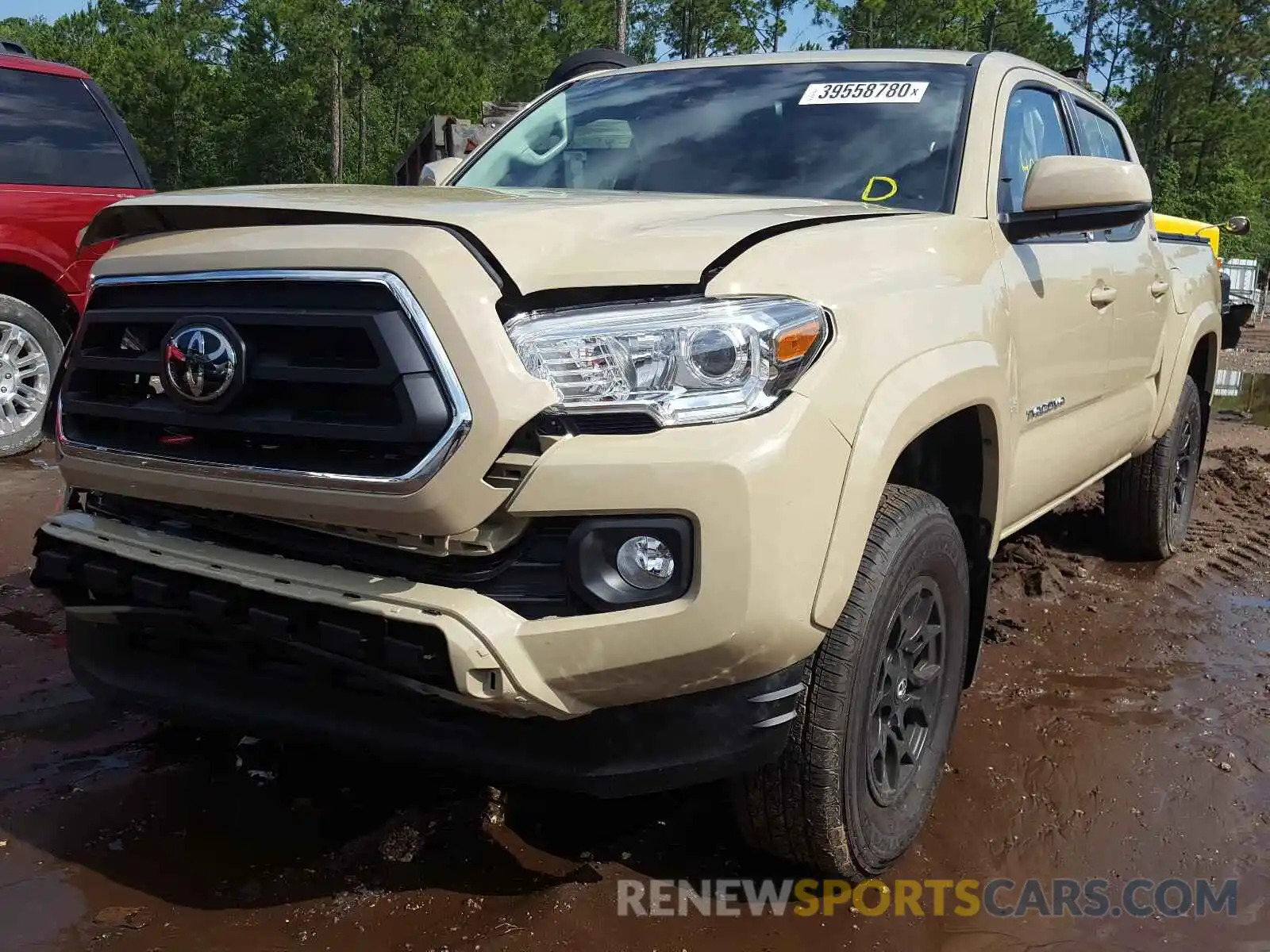 2 Photograph of a damaged car 3TMCZ5AN0LM314002 TOYOTA TACOMA 2020