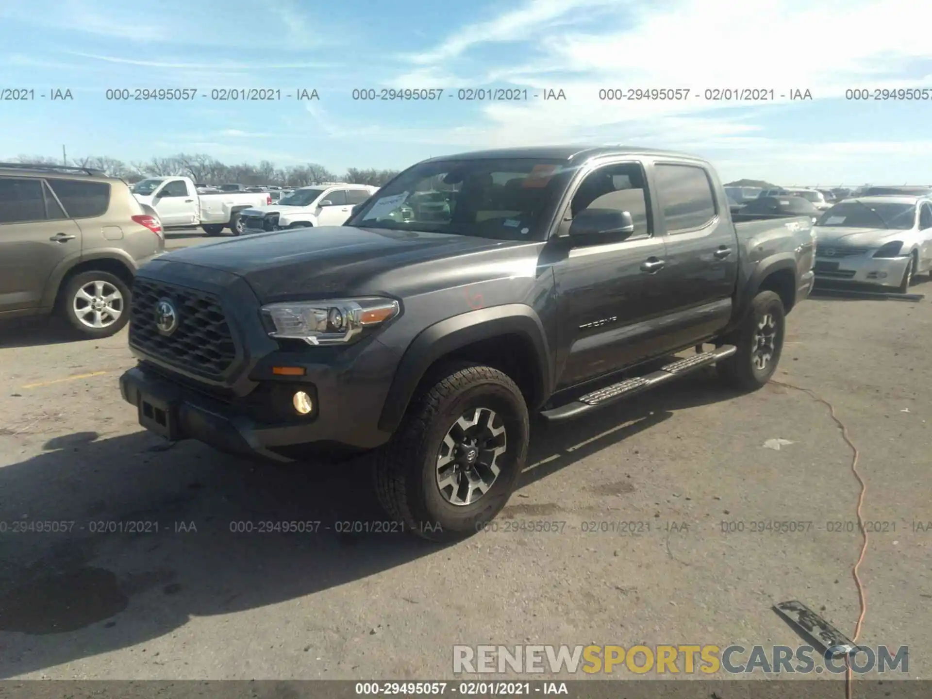 2 Photograph of a damaged car 3TMCZ5AN0LM315540 TOYOTA TACOMA 2020