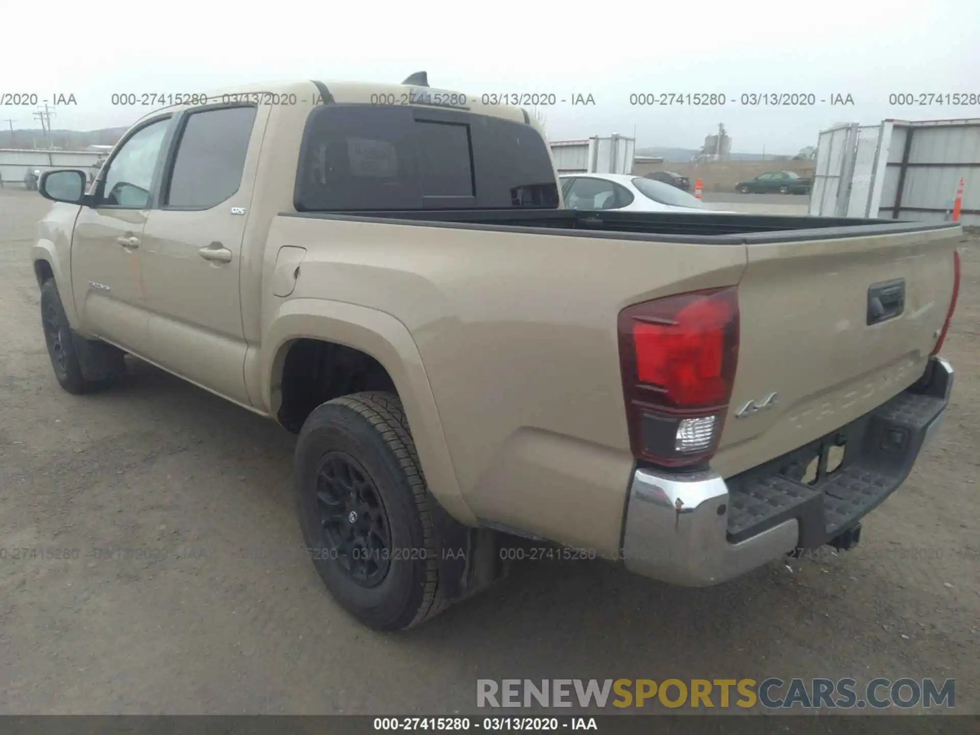 3 Photograph of a damaged car 3TMCZ5AN0LM316770 TOYOTA TACOMA 2020