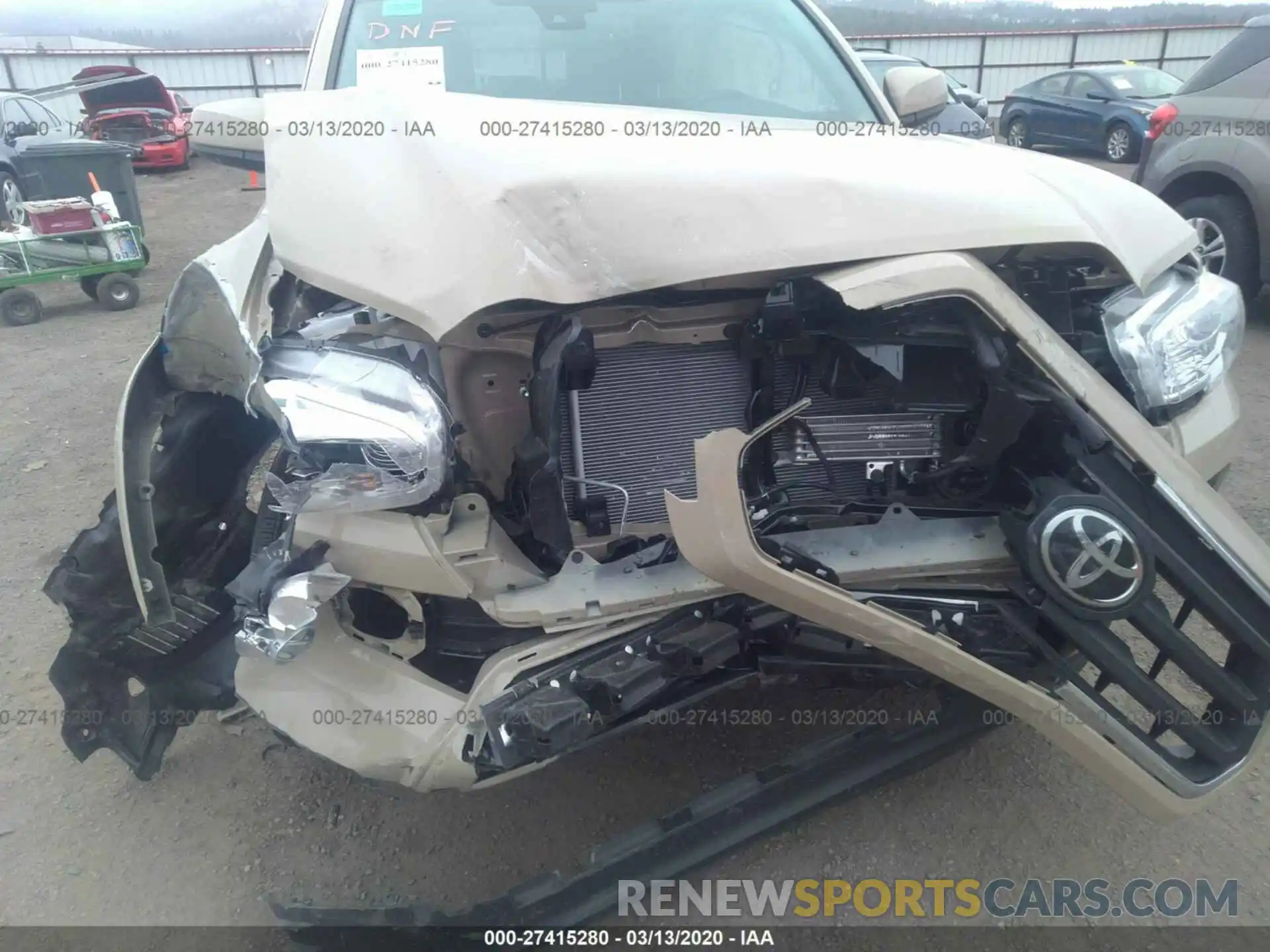 6 Photograph of a damaged car 3TMCZ5AN0LM316770 TOYOTA TACOMA 2020