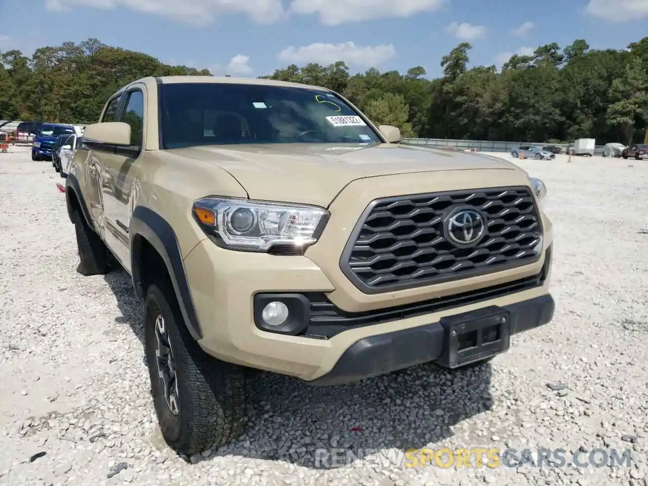 1 Photograph of a damaged car 3TMCZ5AN0LM318969 TOYOTA TACOMA 2020