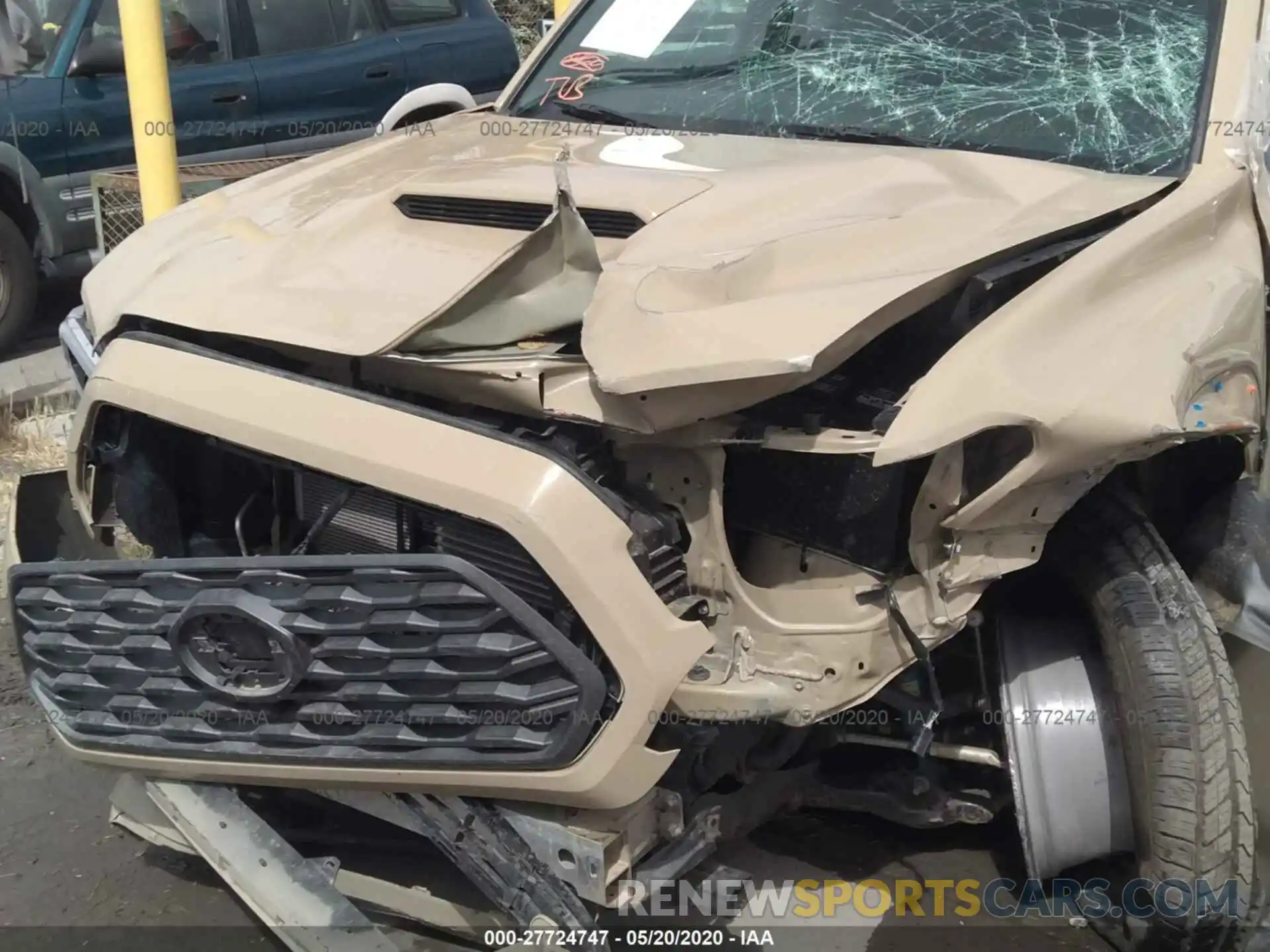 6 Photograph of a damaged car 3TMCZ5AN0LM319412 TOYOTA TACOMA 2020