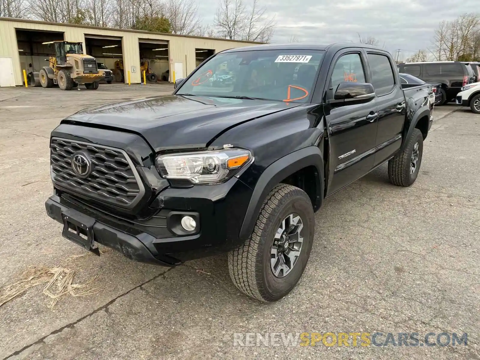 2 Photograph of a damaged car 3TMCZ5AN0LM320642 TOYOTA TACOMA 2020