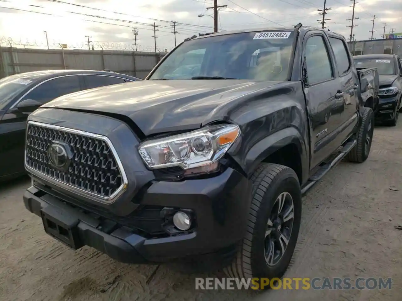 2 Photograph of a damaged car 3TMCZ5AN0LM322150 TOYOTA TACOMA 2020