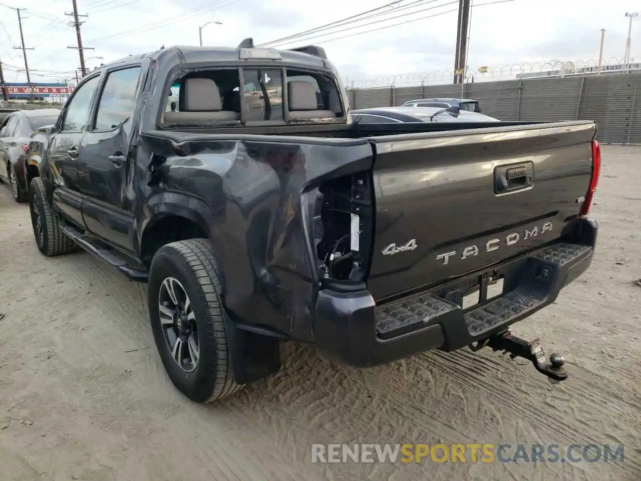 3 Photograph of a damaged car 3TMCZ5AN0LM322150 TOYOTA TACOMA 2020