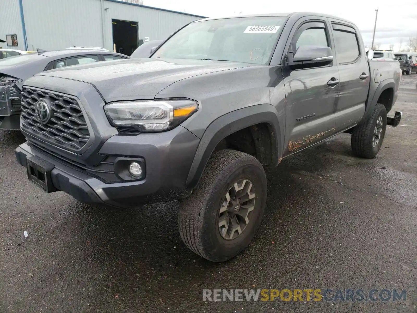 2 Photograph of a damaged car 3TMCZ5AN0LM325274 TOYOTA TACOMA 2020