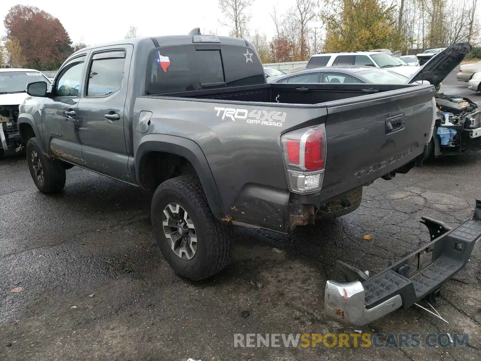 3 Photograph of a damaged car 3TMCZ5AN0LM325274 TOYOTA TACOMA 2020