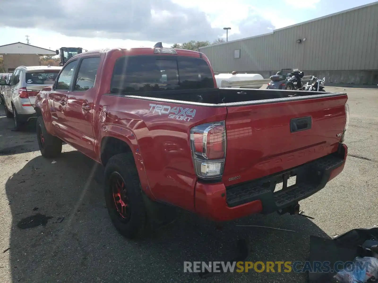 3 Photograph of a damaged car 3TMCZ5AN0LM328076 TOYOTA TACOMA 2020